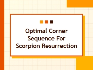 Optimal Corner Combo for Scorpion Resurrection